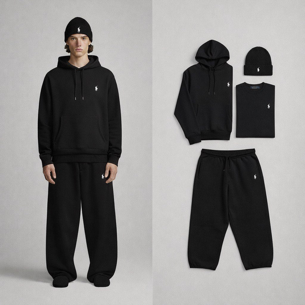 RL™ – Essentials Baggy Coordinated Set (Hoodie, Joggers, Beanie, T-Shirt)