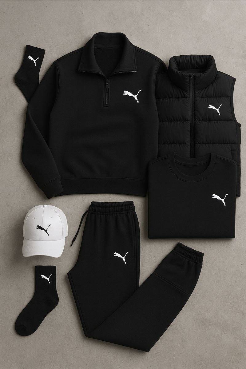 PM Set Essential – Hoodie, Pants, Cap & Socks